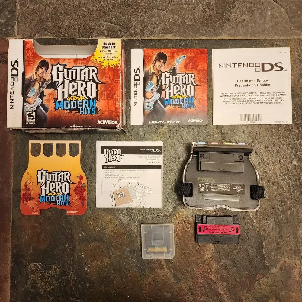 Game - Guitar Hero On Tour: Modern Hits [Guitar Grip Bundle] (CIB+) - DS